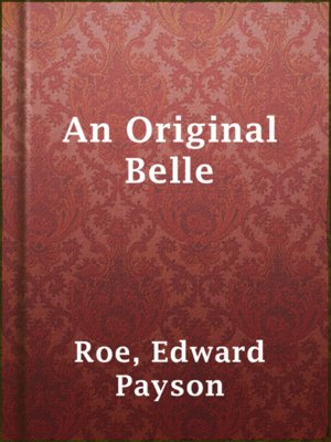 cover image of An Original Belle